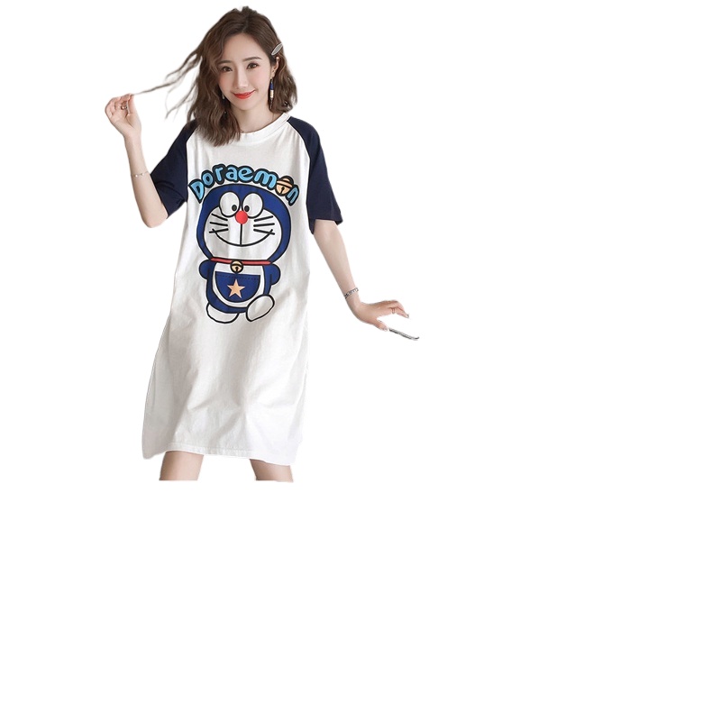 discount℡❍☼Women's Nightgowns Cheap Women Cute Pyjamas Short Sleeve Pajamas Sleepwear Baju Tidur Nig
