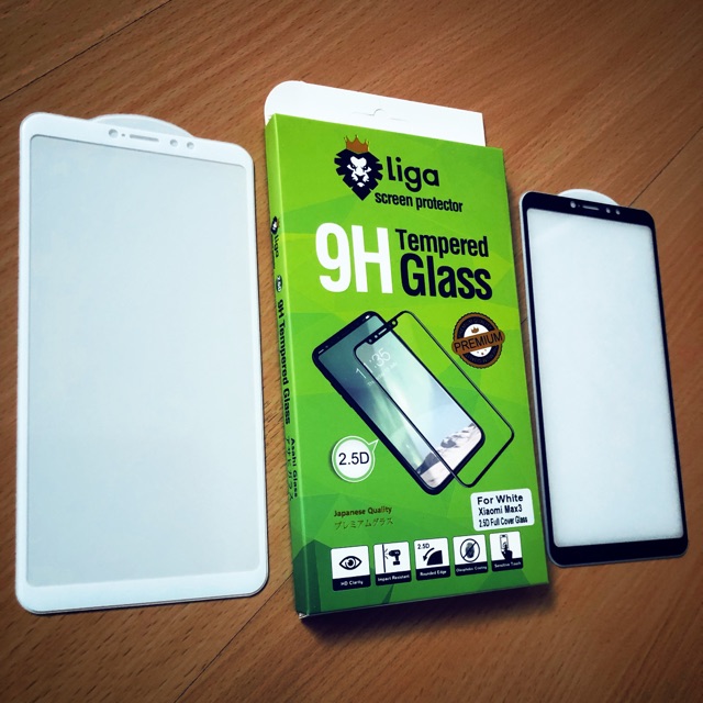 ฟิล์มกระจก Mi Max3 ยี่ห้อ Liga(ลีก้า)