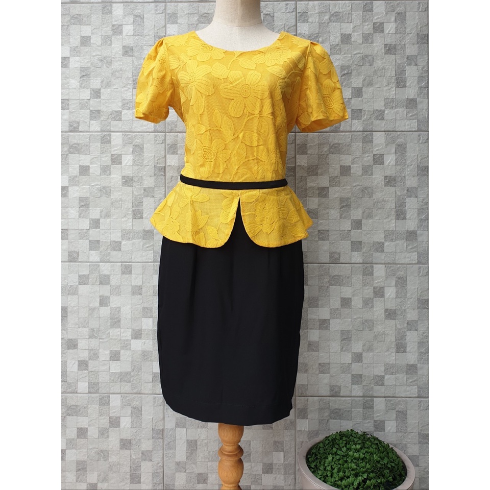 ชุดเดรส งานป้าย APPS shop   ราคาถูก