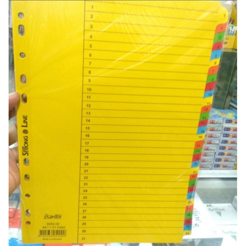 BANTEX 1-31 PAPER DIVIDER / FILE