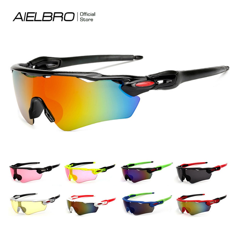 AIELBRO แว่นตากันแดดผู้ชาย ขับรถ ขี่จักรยาน ตกปลา กันแดด UV400