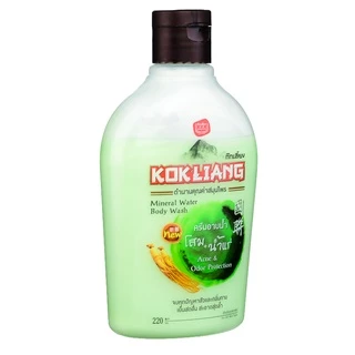 Kokliang ก๊กเลี้ยง แพ็ก 3 ครีมอาบน้ำ สูตรมิเนอรัล วอเตอร์ x 3 แถมฟรี สบู่สมุนไพร สูตรอโลเวร่า