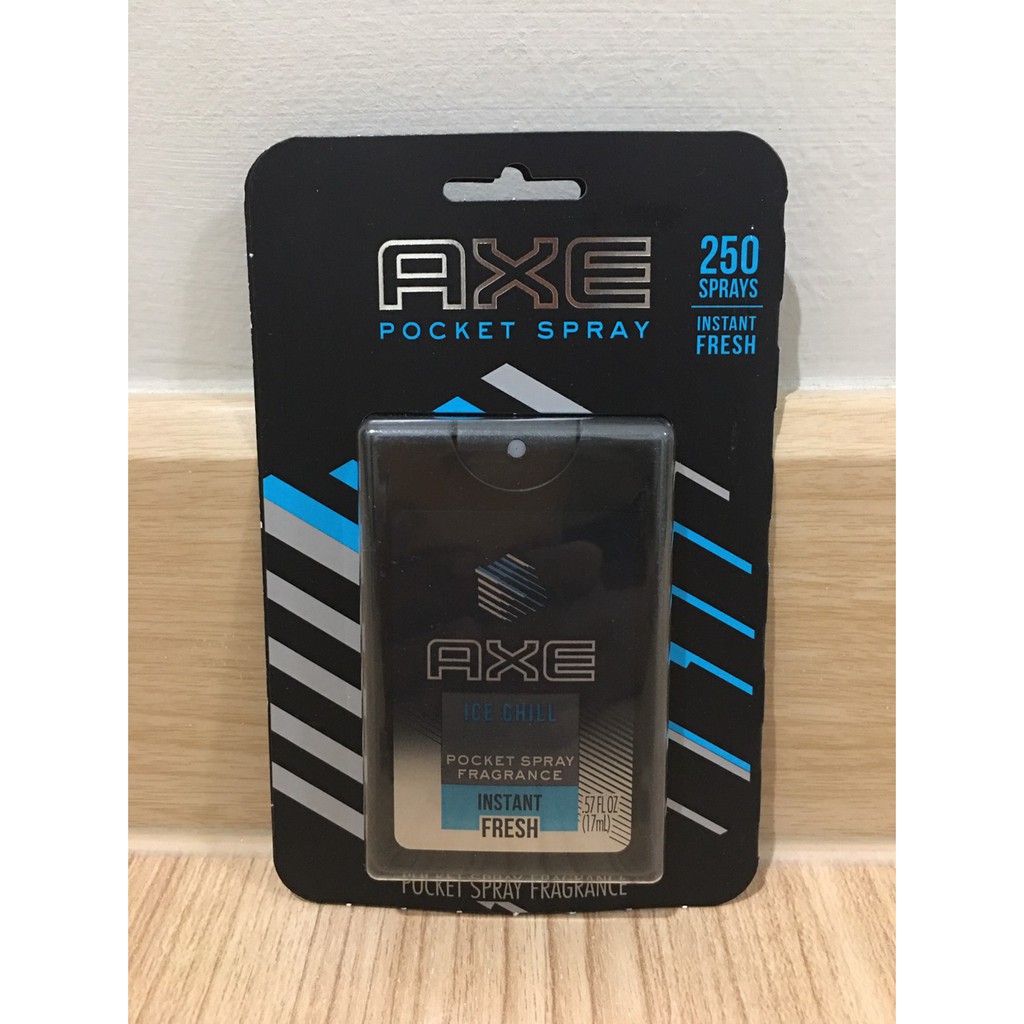 AXE POCKET SPRAY Ice Chill Fresh 17 ml แอ๊กซ์ พอคเก็ท สเปรย์ ไอซ์ ชิลล์ สเปร์น้ำหอม ขนาดพกพา 17