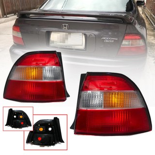 เสื้อไฟท้าย โคมไฟท้าย สีขาว ส้ม แดง รุ่น ฮอนด้า แอคคอร์ด Honda Accord G5 ปี 1994 - 1995 ไมรวมชุดหลอดไฟ