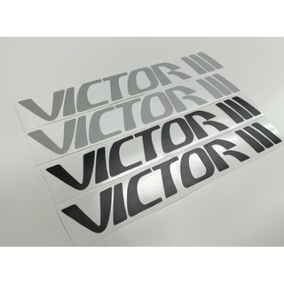 สติ๊กเกอร์แบบดั้งเดิม ISUZU VICTOR\ งานตัดคอม sticker ติดรถ แต่งรถ อีซูซุ VICTOR||| VICTOR THREE VICTOR3 ISUZU VICTOR