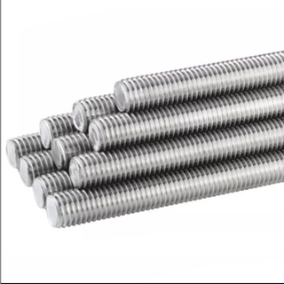 สตัดเกลียวตลอด ขนาด M1/2,M8,M10,M12,M16,M20,M24,M30 (SUS304/Steel Zinc/Steel Black)