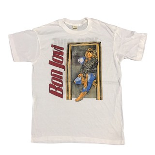 เสื้อยืดวง Bon Jovi ผ้าบ้างมุ้งหน่อยๆ 50/50