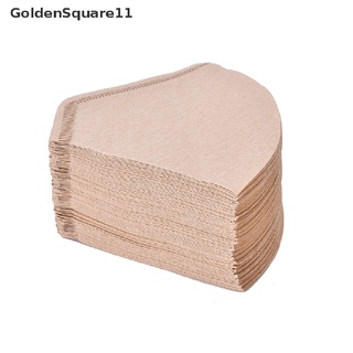 (Gd) Goldensquare11 ใหม่ กระดาษกรองกาแฟดริป 2-4 ถ้วย สําหรับกาแฟ 100 ชิ้น