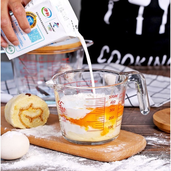 แก้วตวง  แก้วชงกาแฟ  เนื้อแก้วใส ทนทาน พร้อมส่งจากไทย - รูปที่ 5