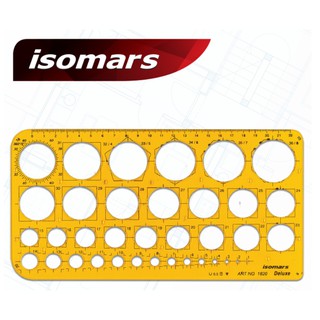 แผ่นเพลทวงกลม Isomars ขนาด 259x129 mm. ดีจีอาร์ต #ISM-1820