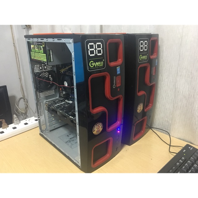 คอมพิวเตอร์มือสองเล่นเกมส์ AMD A8 3870 PUBG Mobile PB  FIFA4 GTA V พร้อม การ์ดจอ 2G DDR5 แถมฟรี usb 