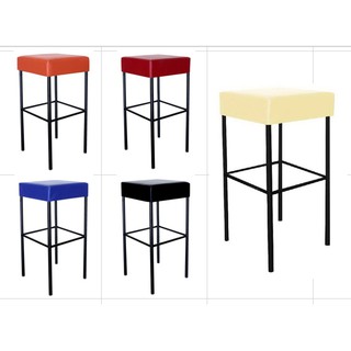 Inter Steel เก้าอี้บาร์ สตูลบาร์สูง รุ่น Stool H - โครงดำ  Bar stool, high bar stool