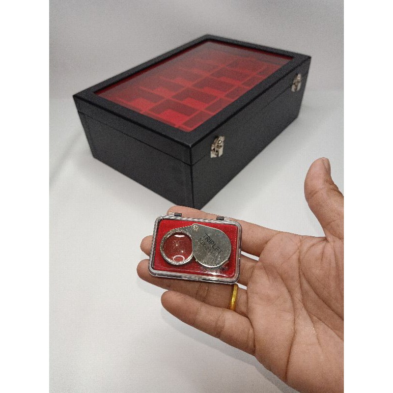 กล่องใส่พระ3ชั้น54องค์(ดำในแดง.ฝากระจก.ใส)#โปรฯแถมฟรีๆกล้องส่องพระ.มูลค่า199฿ทันที - รูปที่ 4