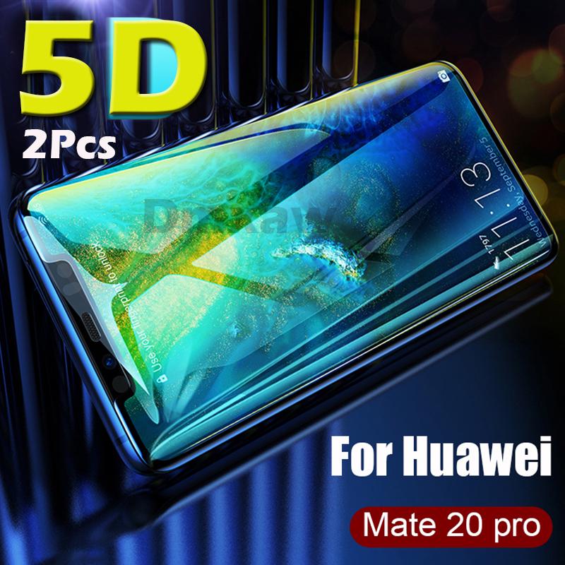 2Pcs/Pack For Huawei Mate 20 Pro X Mate 20X Tempered Glass 5D Full Cover Screen Protector Flim 9H Mate 20 Pro