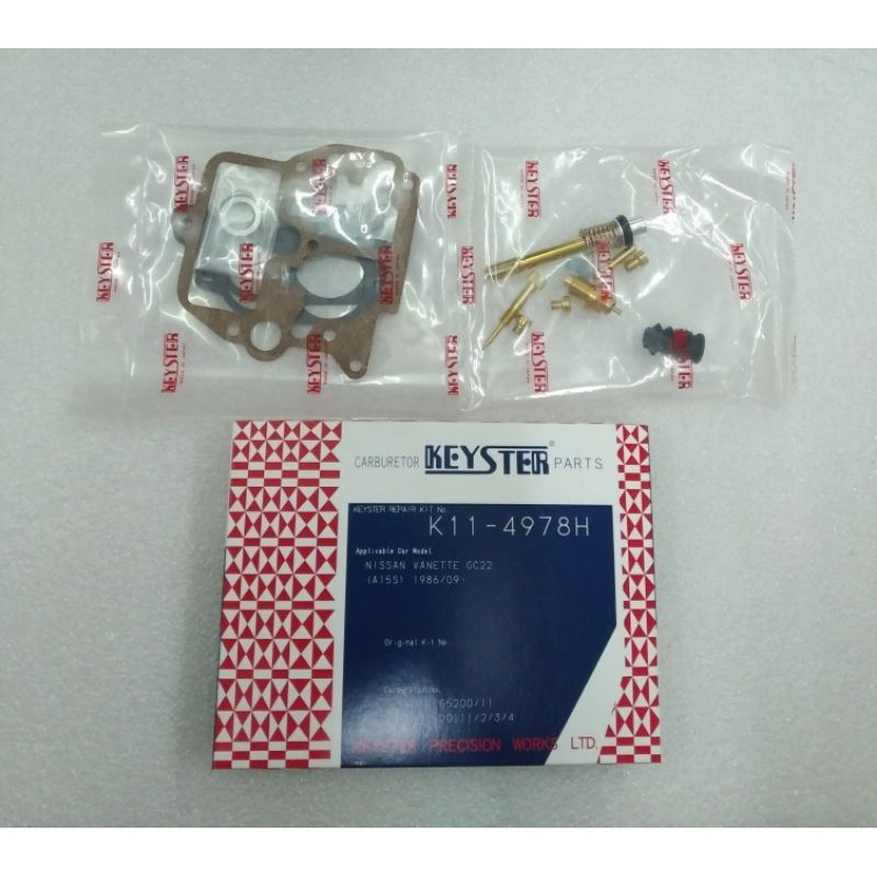 ชุดซ่อม Nissan Vanette C22 carburator Keyster Japan