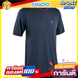 เสื้อยืดทรงหลวมรุ่น RUN DRY+ FEEL (สีน้ำเงิน) Loose fit T-shirt RUN DRY + FEEL (blue)