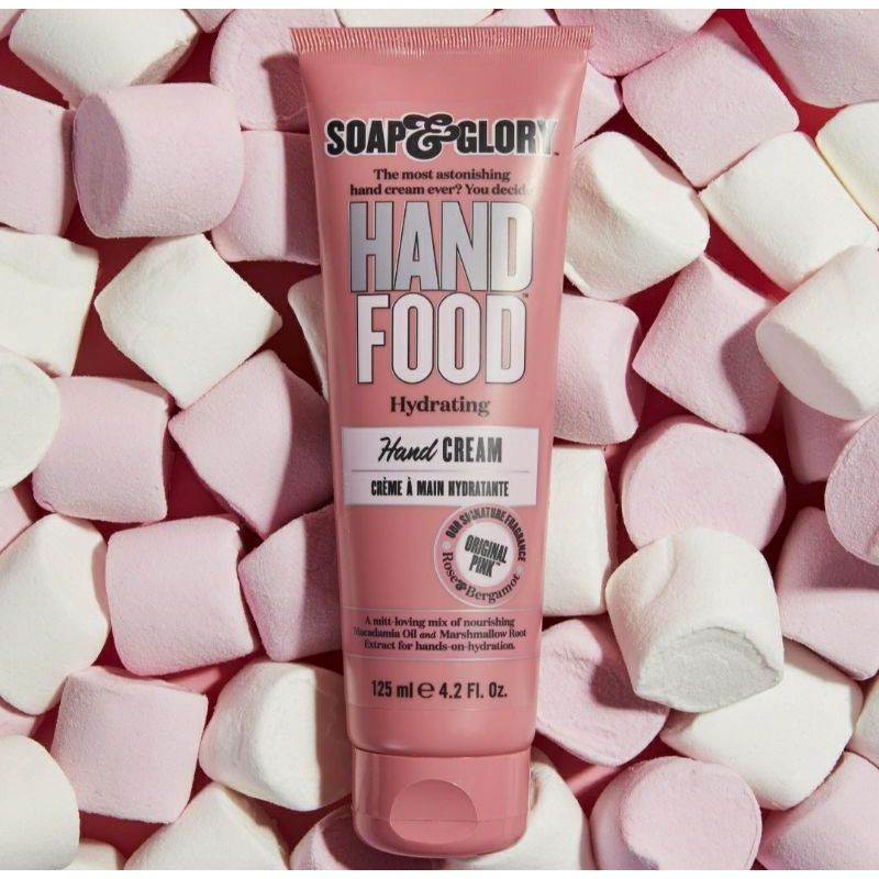 Soap and glory Hydrating Hand Cream 125 ml.ครีมบำรุงมือกลิ่นหอม ลดความ