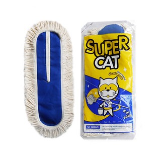 อะไหล่ม็อบดันฝุ่น 24 นิ้ว สีขาว SUPERCAT Replacement Dust Mop 24 inch, SUPERCAT White