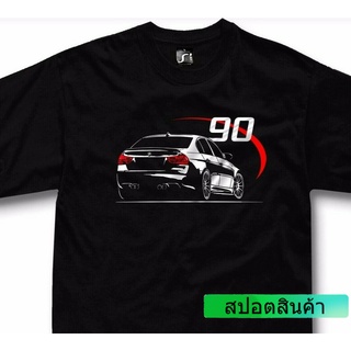 เสื้อยืดผ้าฝ้าย 100% พิมพ์ลาย Bmw E90 Fans Bmw M3 320 325 330 335 ใส่สบาย สําหรับผู้ชาย