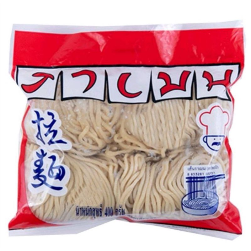 เส้นราเมน​ตราไทเป​ แพ็คละ400กรัม​                     TAIPEI​ RAMEN NOODLE