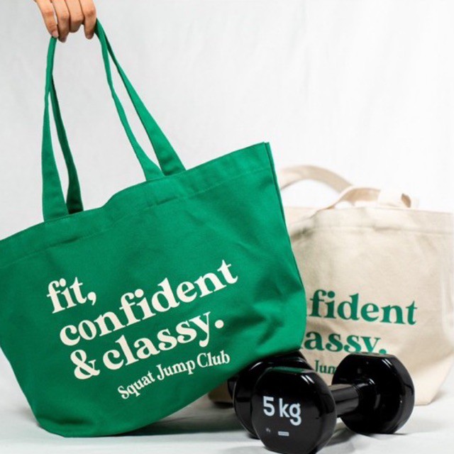 กระเป๋าผ้าแคนวาส Classy bag - Squatjumpclub