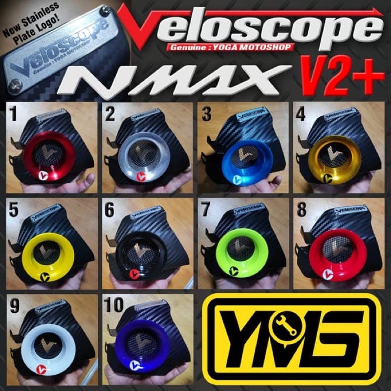 โยคะ Motoshop Veloscope สําหรับ Yamaha NMAX 155 / NMAX V1