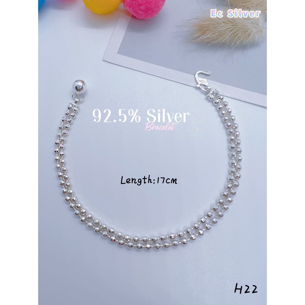 สร้อยข้อมือเงิน 925 (H22)