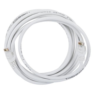 สาย LAN พร้อมหัวปลั๊ก TOSHINO CAT6 3 ม. LAN CABLE TOSHINO DIY CAT6 3M