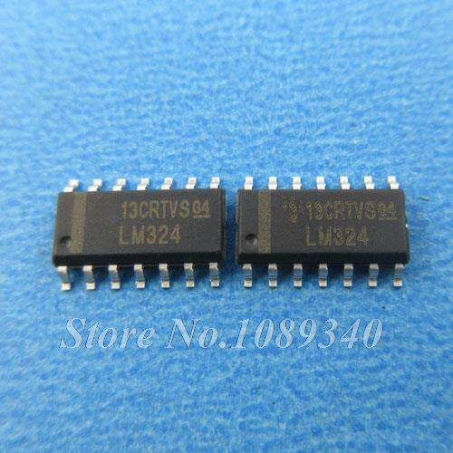 10PCS LM324D LM324 LM324DT LM324DR ชิป SOP14 ใหม่ 100%