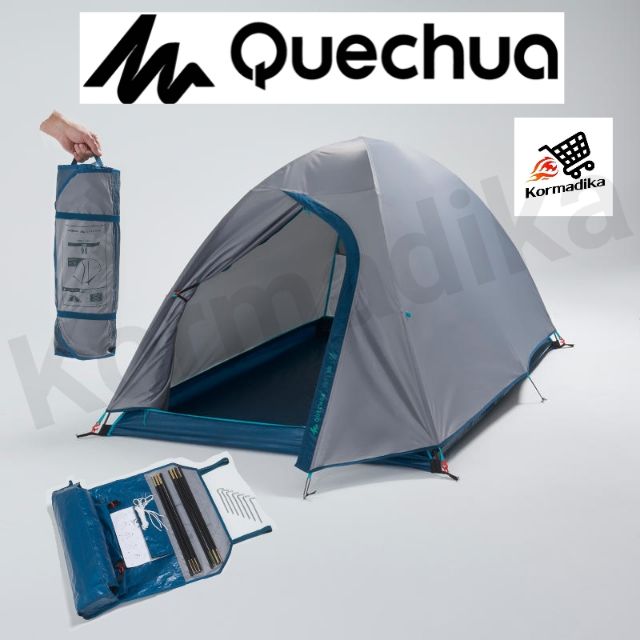 🇨🇵แบรนด์​🇨🇵 เต็นท์​นอน2คน เต็นท์ Tent Quechua​ 2 คน เต็นท์ตั้งแคมป์ เต้นท์​ รุ่น MH100 สำหรับ 2 คน