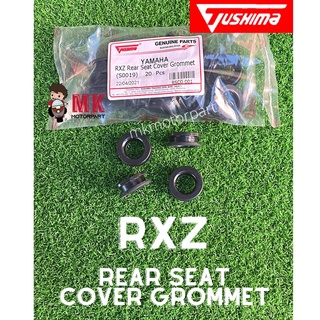 [ 4 ชิ้น ] Yamaha RXZ ชุดปลอกยางที่นั่งด้านหลัง / Getah Seat Bar / Damper Rubber L Bar Premium Quality TUSHIMA