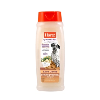 Hartz (ฮาร์ท) แชมพูสำหรับสัตว์เลี้ยง สูตร Soothing Oatmeal (สูตรอ่อนโยนพิเศษ)ขนาด 532ml.