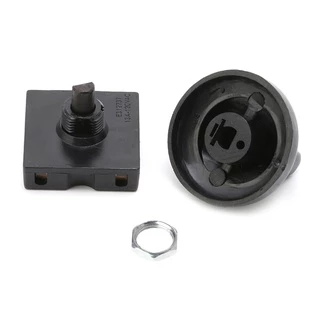 SUIT* 4-position 3-Speed Fan Selector สวิตช์หมุน Governor พร้อม Knob 13AMP 120V-250V