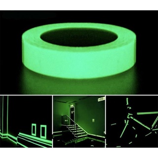 PP เทปเรืองแสงสว่างในที่มืด Glow in the dark tape 1 ม้วน ยาว 3 เมตร