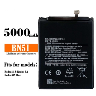 แบตเตอรี่ Xiaomi Redmi 8 / Redmi 8A BN 51 Battery For Xiaomi Redmi 8 / Redmi 8A รับประกัน 6 เดือน