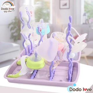 DODOLOVE ที่คว่ำขวดนม พกพา ที่ตากขวดนมพกพา รุ่นพับได้