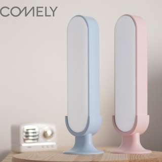 COMELY หลอดไฟ LED ขนาดเล็ก โคมไฟตั้งโต๊ะ 2000mAh ตะเกียงแคมป์ปิ้ง หอพักโคมไฟตั้งโต๊ะห้องนอนโคมไฟข้างเตียง