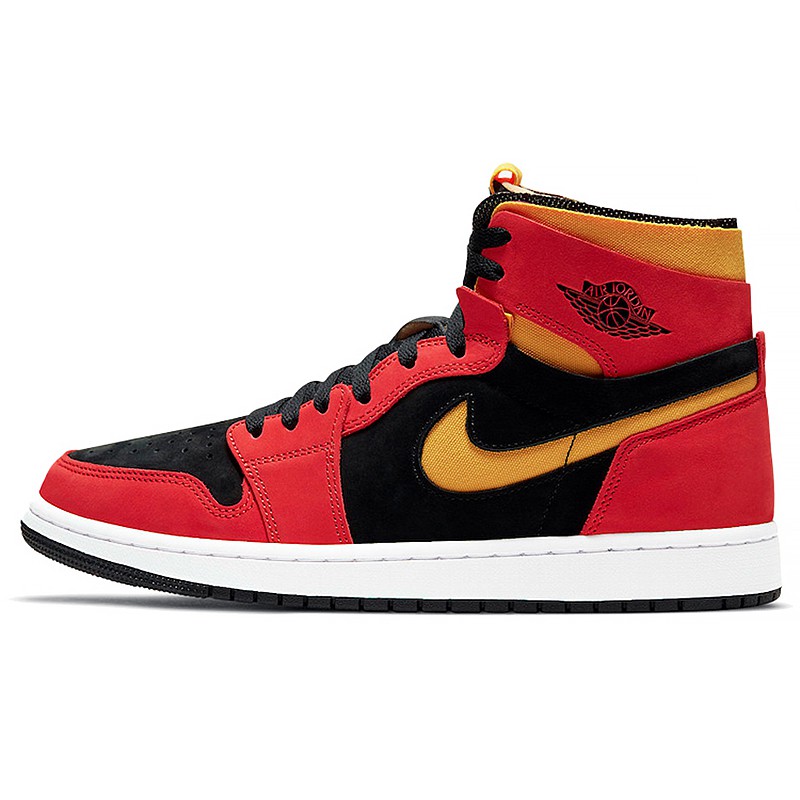 red black yellow jordan 1