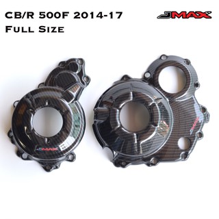 ครอบเครื่อง ตรงรุ่น HONDA CB/CBR 500F/R/X ปี 2014-18 Size Full ลายฟิล์มคาร์บอน 6D