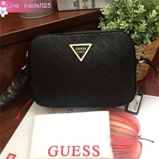 Guess Womens Black Kamryn Top Zip Cross Body Bag  ของแท้ ราคาถูก