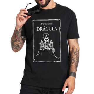 เสื้อยืดแขนสั้น ผ้าฝ้ายแท้ พิมพ์ลาย Bram Stoker 1897 Gothic Horror คุณภาพสูง ขนาด: S-4XL