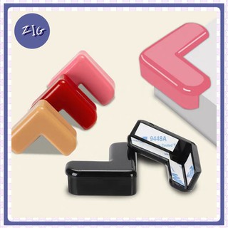 ZIGSHOP - (4 ชิ้น) การ์ดกันกระแทกมุมโต๊ะ  เข้ามุม กันกระแทก ทำจากยางซิลิโคน