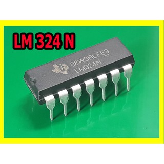 LM324N   DIP14 ใช้พลังงานต่ำ,ใช้ในเครื่องขยายเสียง,เครื่องเชื่อมอินเวอร์เตอร์