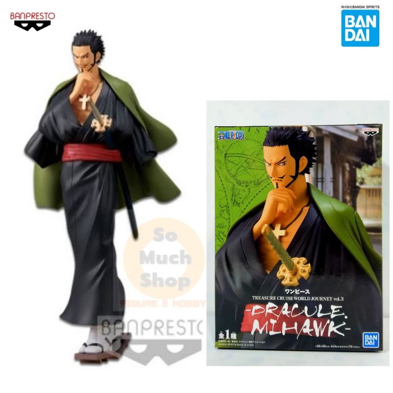 One Piece Treasure Cruise World Journey Vol.3 - Dracule Mihawk / โมเดล วันพีช มิฮอค โมเดล ของแท้