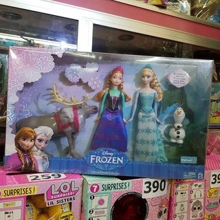 Mattel Frozen Friends Collection Anna Elsa Swen Olaf Set Only at Walmart Exclusive Limited ตุ๊กตาเอลซ่า แอนนา โฟรเซ่น