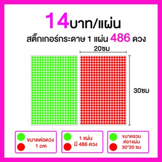 สติกเกอร์กระดาษวงกลม โควิด ขนาด 1 cm. มีราคาส่ง ราคาถูก พร้อมส่ง