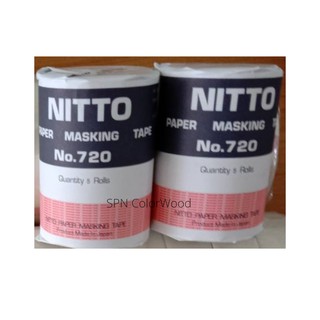 เทปกาว กระดาษกาว Nitto แพ็ค 5 ม้วน