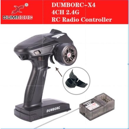 DUMBORC X6DC รีโมทคอนโทรล X4 X6 4CH 6CH DDF-350 10CH 2.4G RC วิทยุเครื่องส่งสัญญาณระยะไกลพร้อมตัวรับ