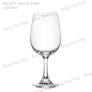 ( 6 ใบ ) Ocean glass แก้ว SOCIETY WHITE WINE, 210 มล. #1523W07 ยี่ห้อโอเชี่ยน (กล่อง6ใบ)