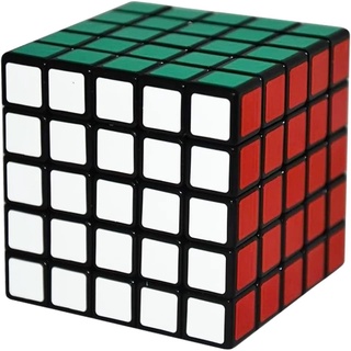 ของเล่นรูบิคปริศนา 5x5x5 ความเร็ว 57 มม. สีดํา